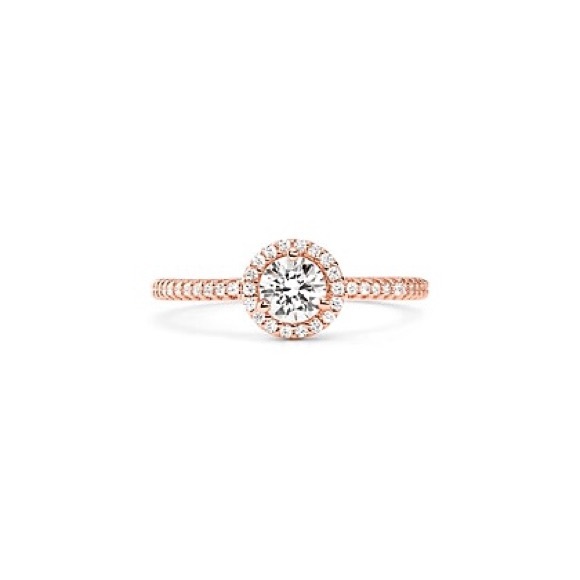 Michael Kors - 14K Rose Gold-Plated Sterling Silver Diamond Ring - Picture 6 of 8
